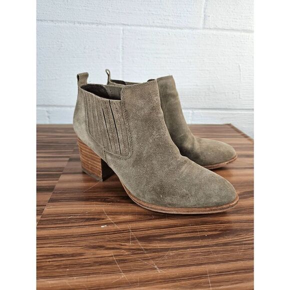 Isola Women's Tan Block Heel Ankle Boots Size 6 booties - Picture 1 of 10